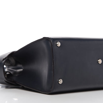 Givenchy Smooth Calfskin Small Horizon Satchel Navy 6 of 8