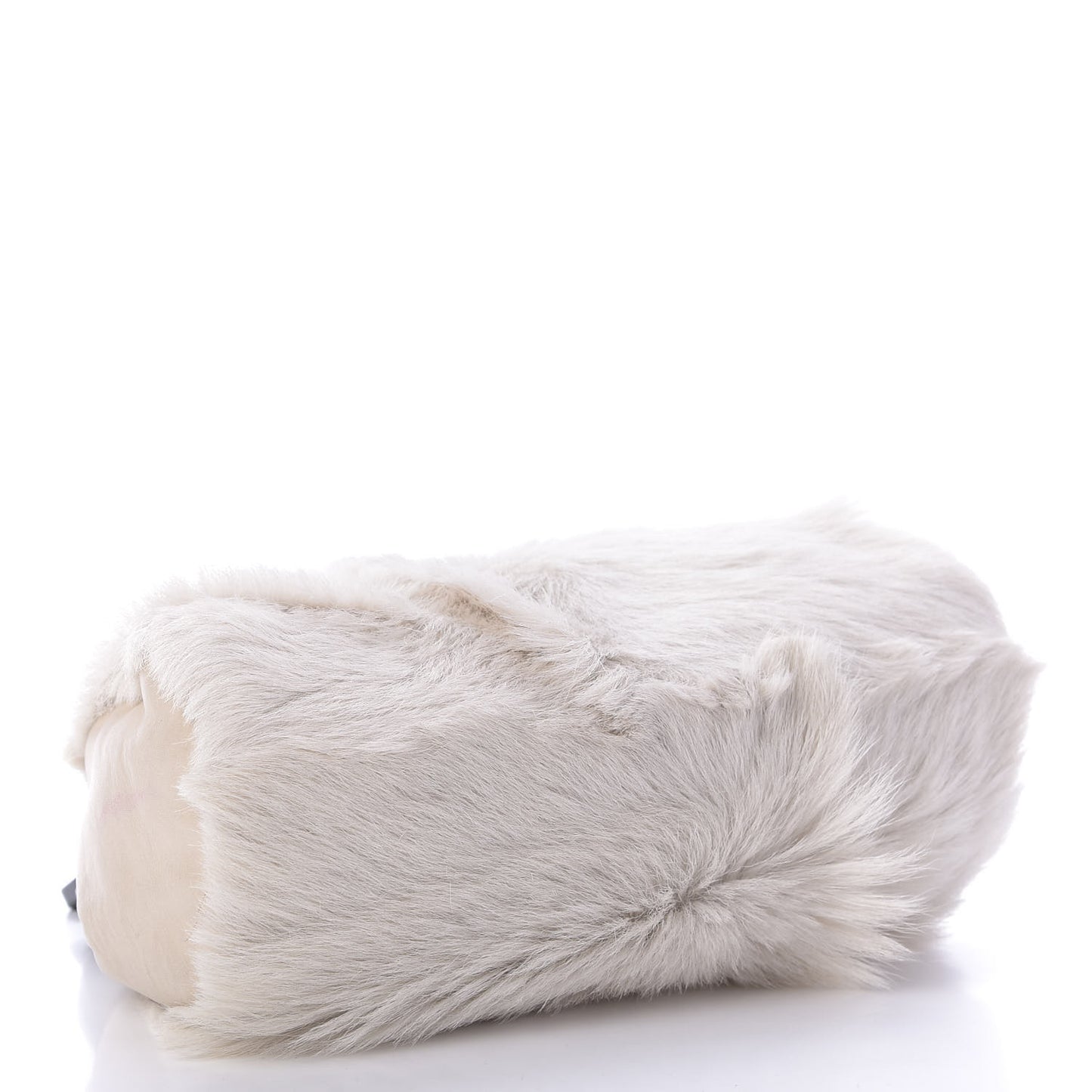 Rabbit Fur N°5 Frame Bag Beige