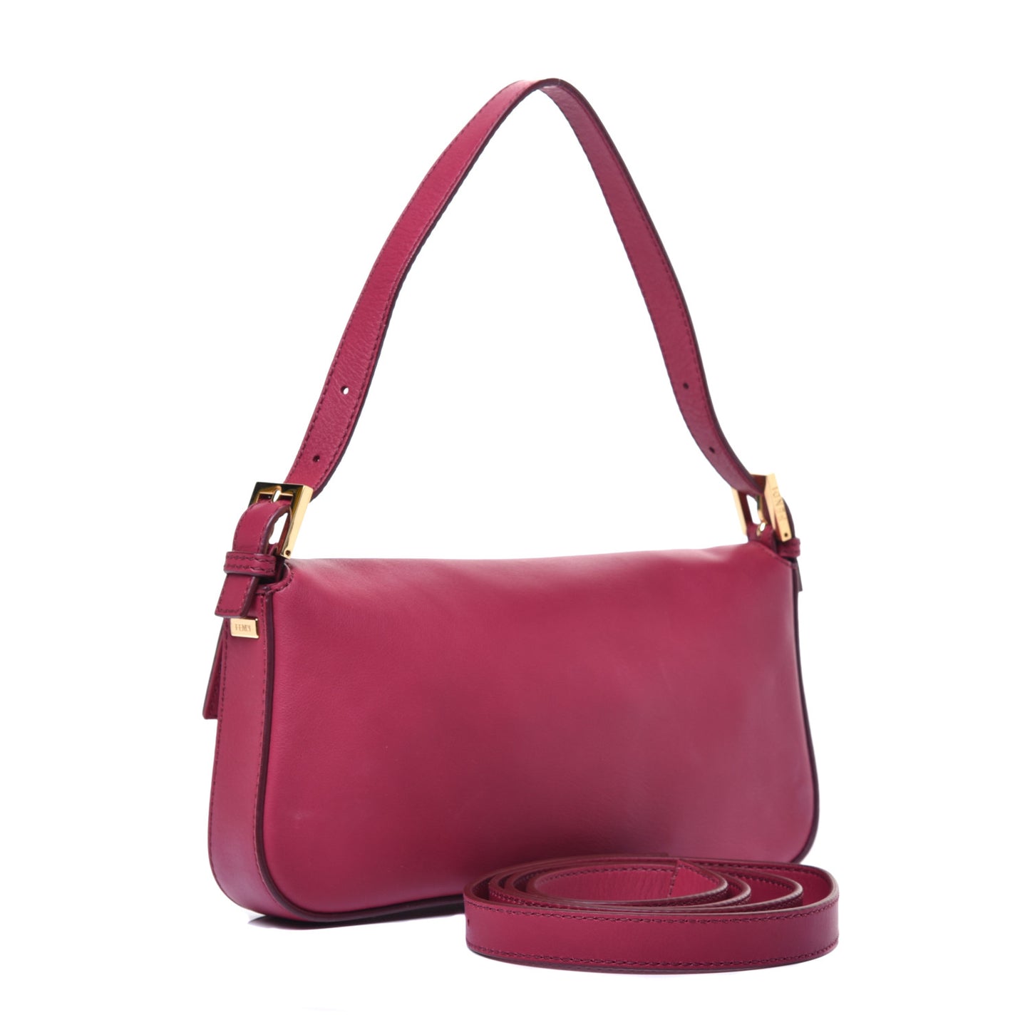 Vitello Enamel Interchangeable Strap Baguette Amarena