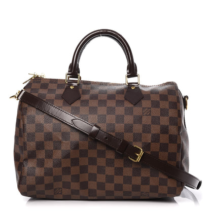 Louis Vuitton Damier Ebene Speedy Bandouliere 30 1 of 17