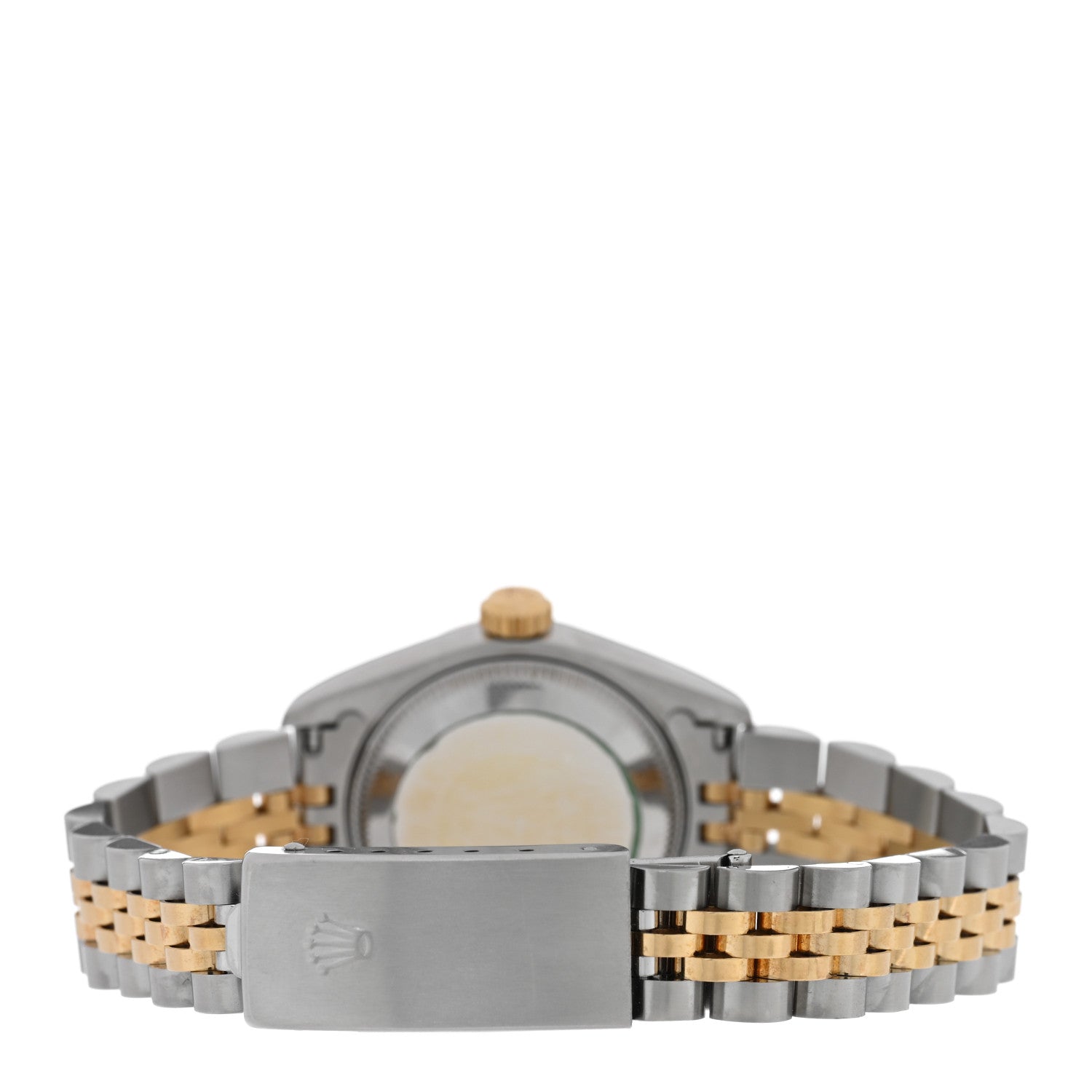 Rolex Stainless Steel 18K Yellow Gold Diamond 26mm Oyster Perpetual Datejust Watch White Roman 69173 3 of 4