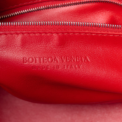 Bottega Veneta Nappa Intrecciato Tote Bag Red 5 of 13