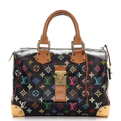 Louis Vuitton Monogram Multicolor Speedy 30 Black 1 of 12