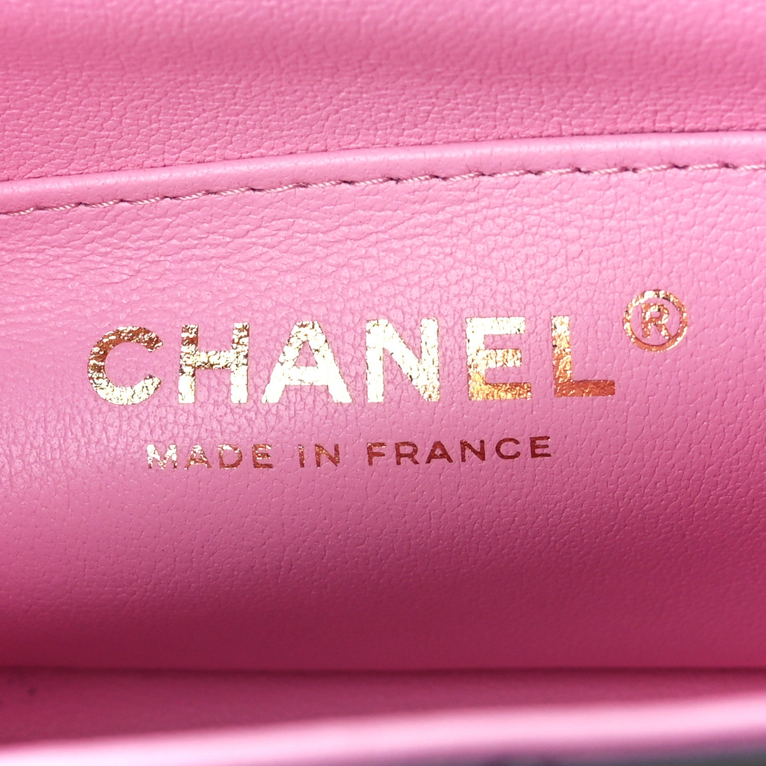 Chanel Lambskin Quilted Bi-Color Mini Top Handle Rectangular Flap Black Lilac 6 of 11