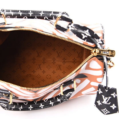 Louis Vuitton Monogram Giant Crafty Speedy Bandouliere 25 Creme Caramel 4 of 9