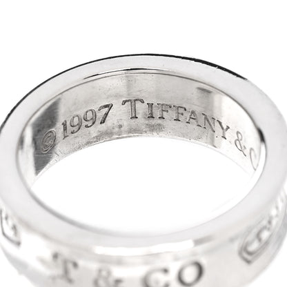 Tiffany Sterling Silver 1837 Band Ring 51 5.75 4 of 5