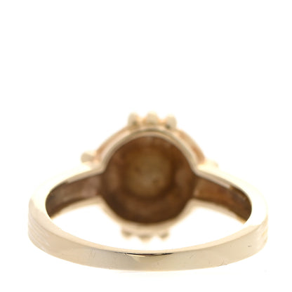 Tiffany 18K Yellow Gold Akoya Pearl 6mm Ring 51 5.75 4 of 6