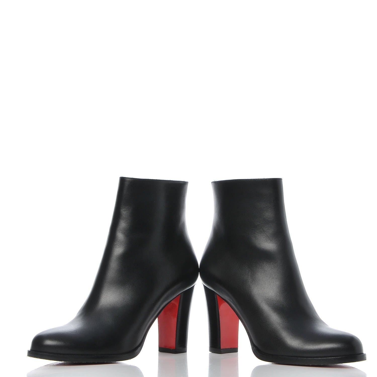 Christian Louboutin Calfskin Adox 85 Ankle Boots 36.5 Black 5 of 10