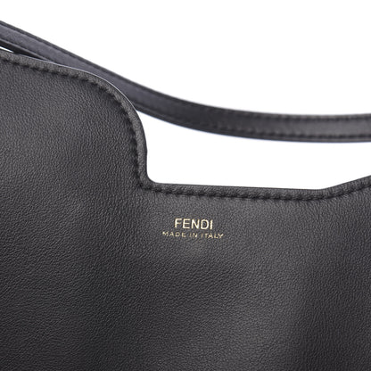 Fendi Vitello Grace 3 Pocket Mini Crossbody Bag Matte Black 7 of 12