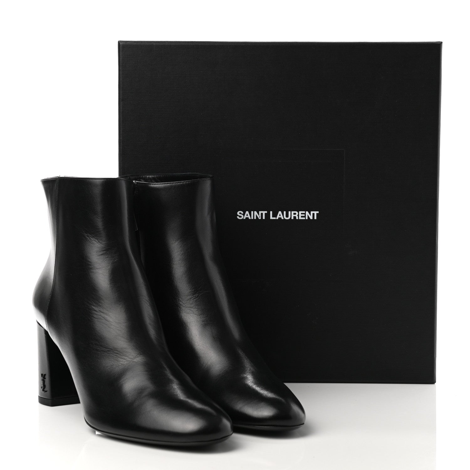Saint Laurent Nappa Vendome Loulou Ankle Zip Boot 40.5 Black 10 of 10