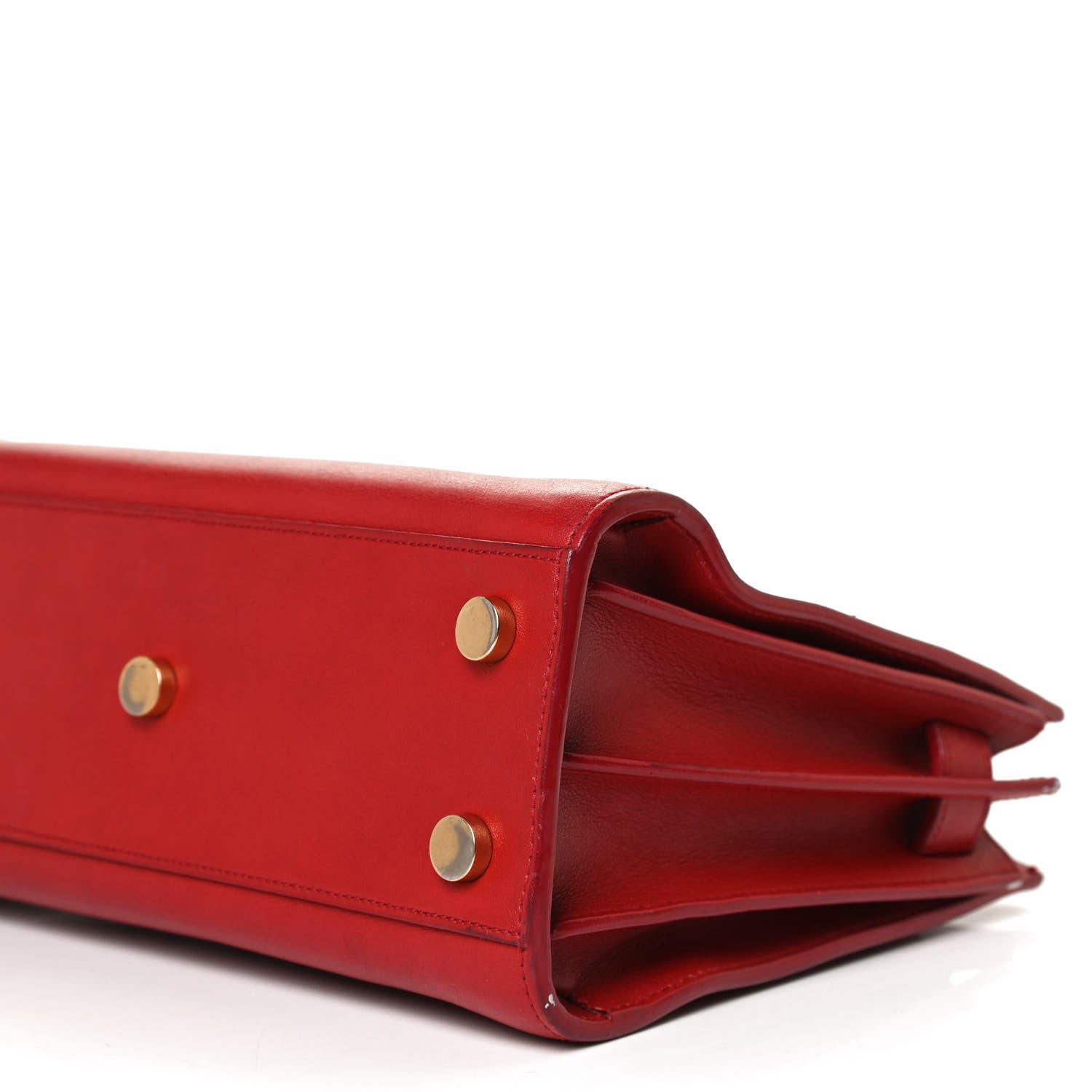 Saint Laurent Calfskin Nano Sac De Jour Lipstick Red 11 of 11