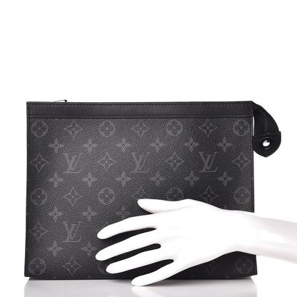 Louis Vuitton Monogram Eclipse Pochette Voyage MM 2 of 7