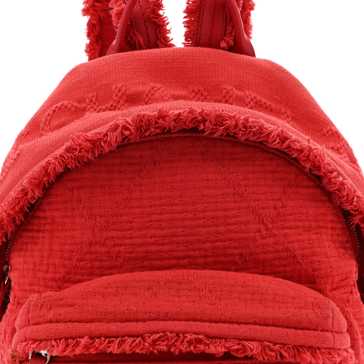 Canvas Double Face Backpack Red