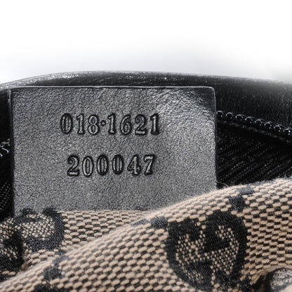 Gucci GG Monogram Web Double Pocket Belt Bag Navy 8 of 9