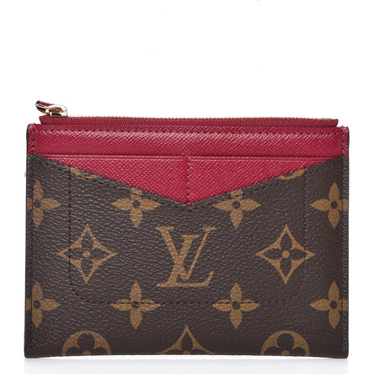 Louis Vuitton Monogram Zipped Card Holder Fuchsia 1 of 7
