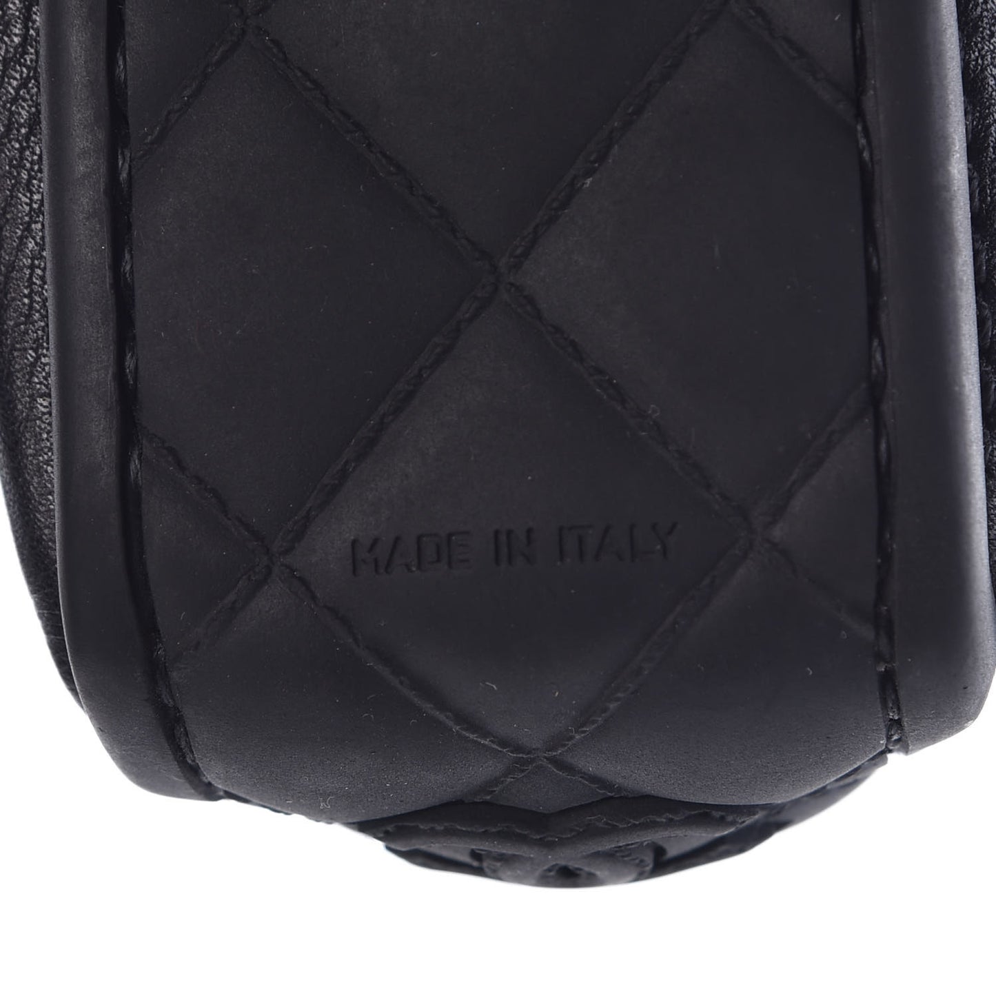 Calfskin Stitched CC Mocassin Loafers 39.5 Black
