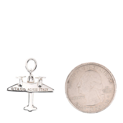 Tiffany Sterling Silver Airplane Charm 2 of 3