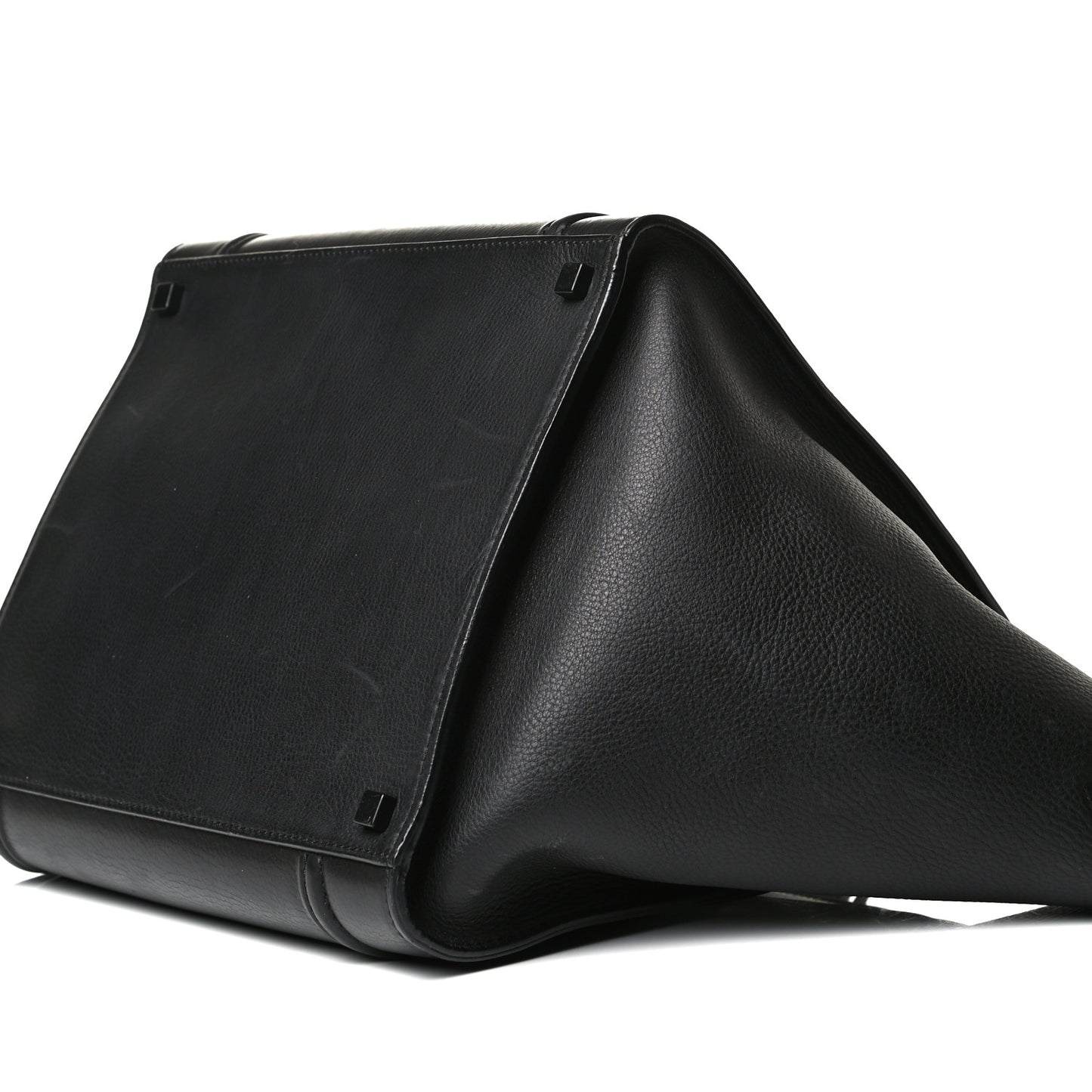 Supple Calfskin Medium Phantom Luggage Black