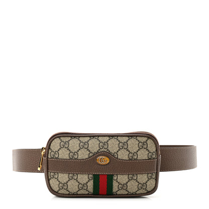 Gucci GG Supreme Monogram Ophidia Belted iPhone Case 95 38 Dark Brown 1 of 10