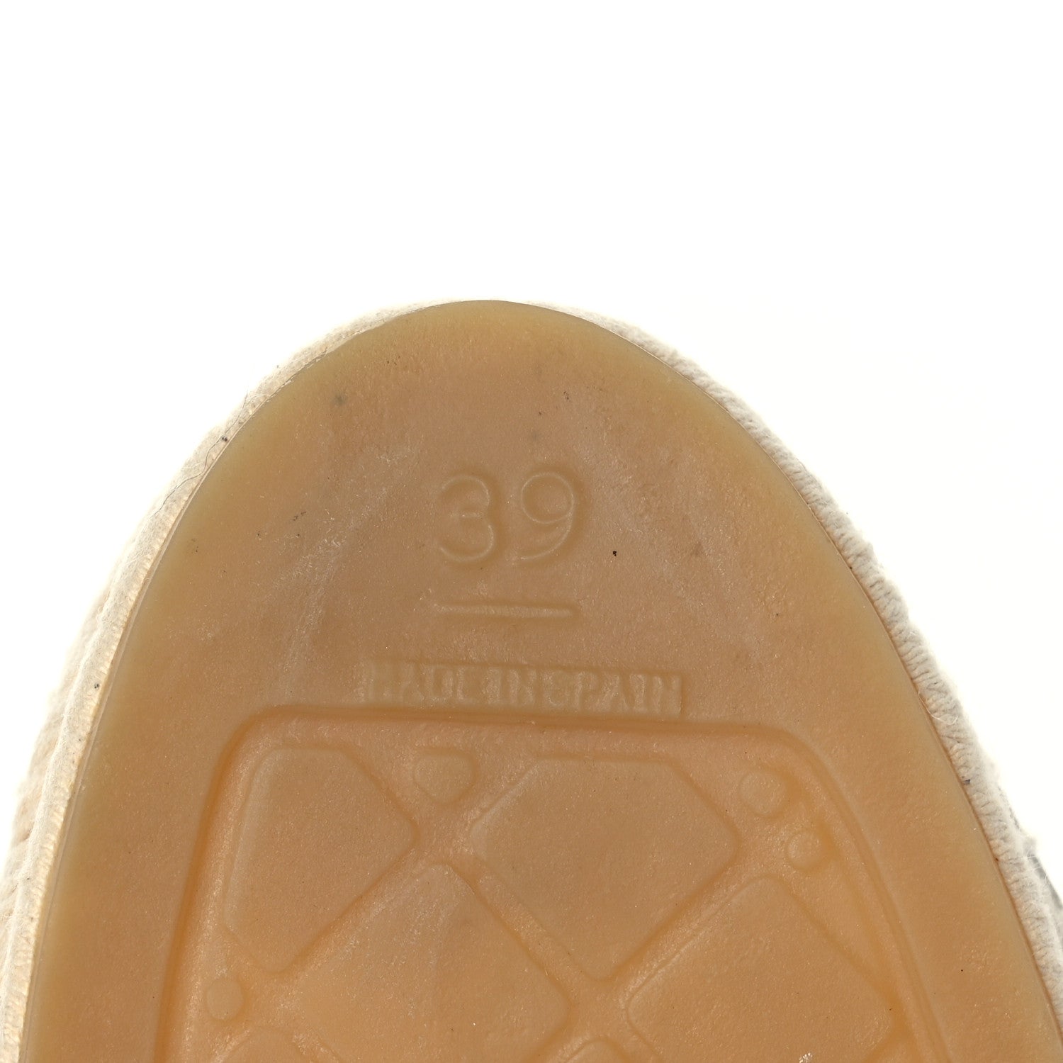 Chanel Macrame Patent CC Espadrilles 39 Beige Ivory 7 of 8