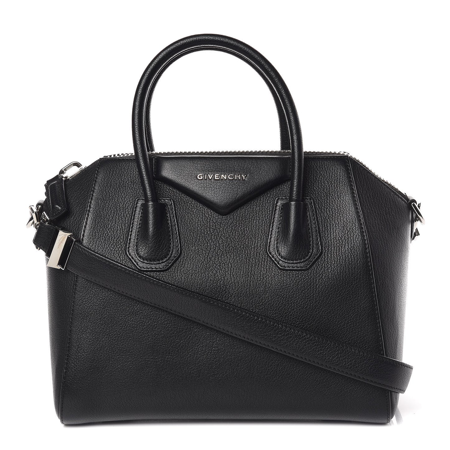 Sugar Goatskin Small Antigona Black