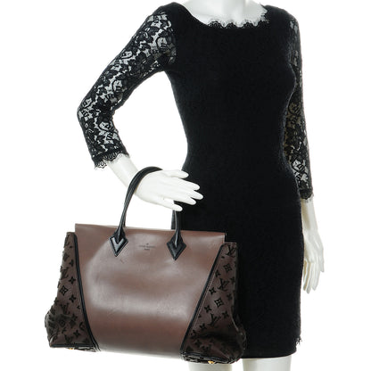 Louis Vuitton Cuir Orfevre Veau Cachemire Tote W GM Gris 2 of 8