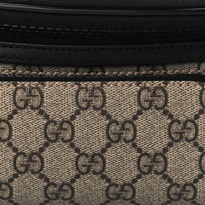 Gucci GG Supreme Monogram Belt Bag Black 9 of 11