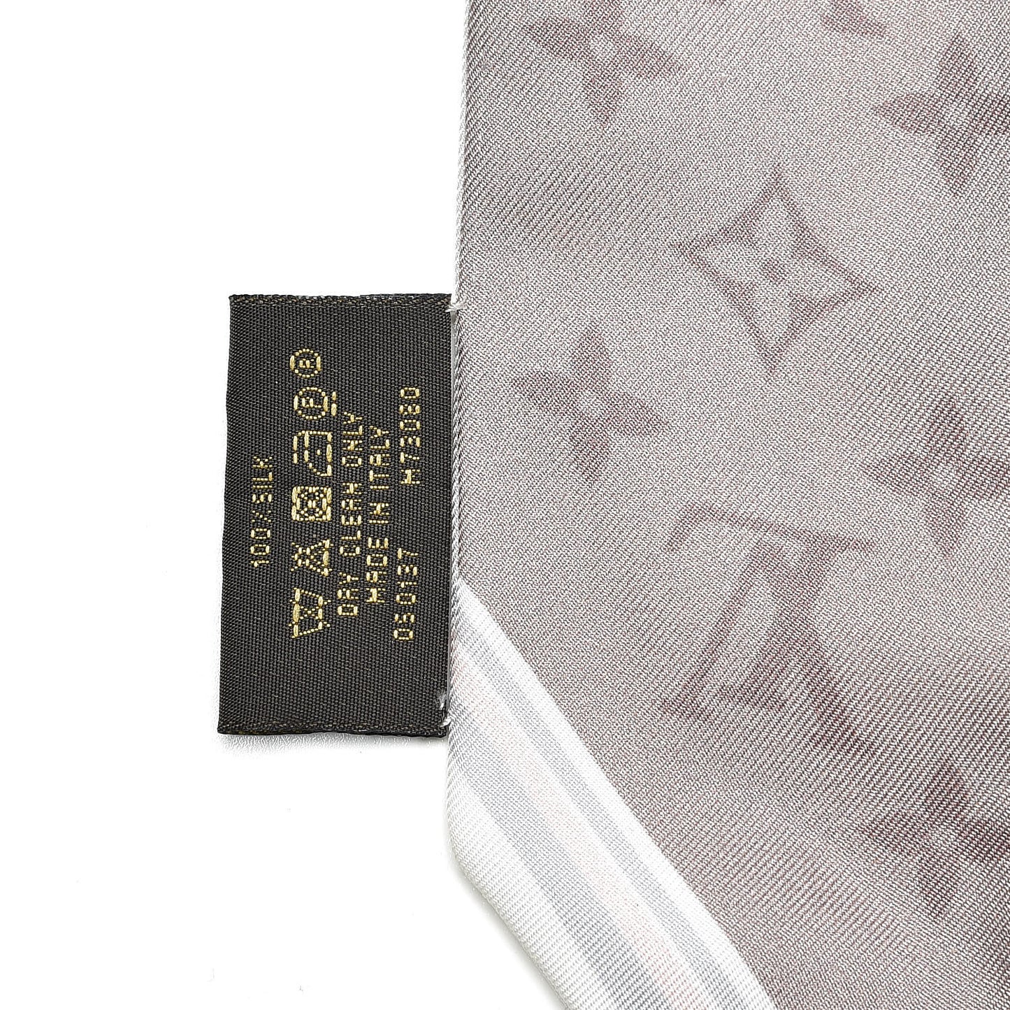 Silk Monogram Flower Ink BB Bandeau Light Pink