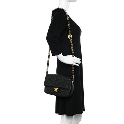 Chanel Caviar Quilted Chain Soul Flap Black 2 of 10