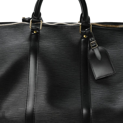 Louis Vuitton Epi Keepall 55 Black 7 of 9