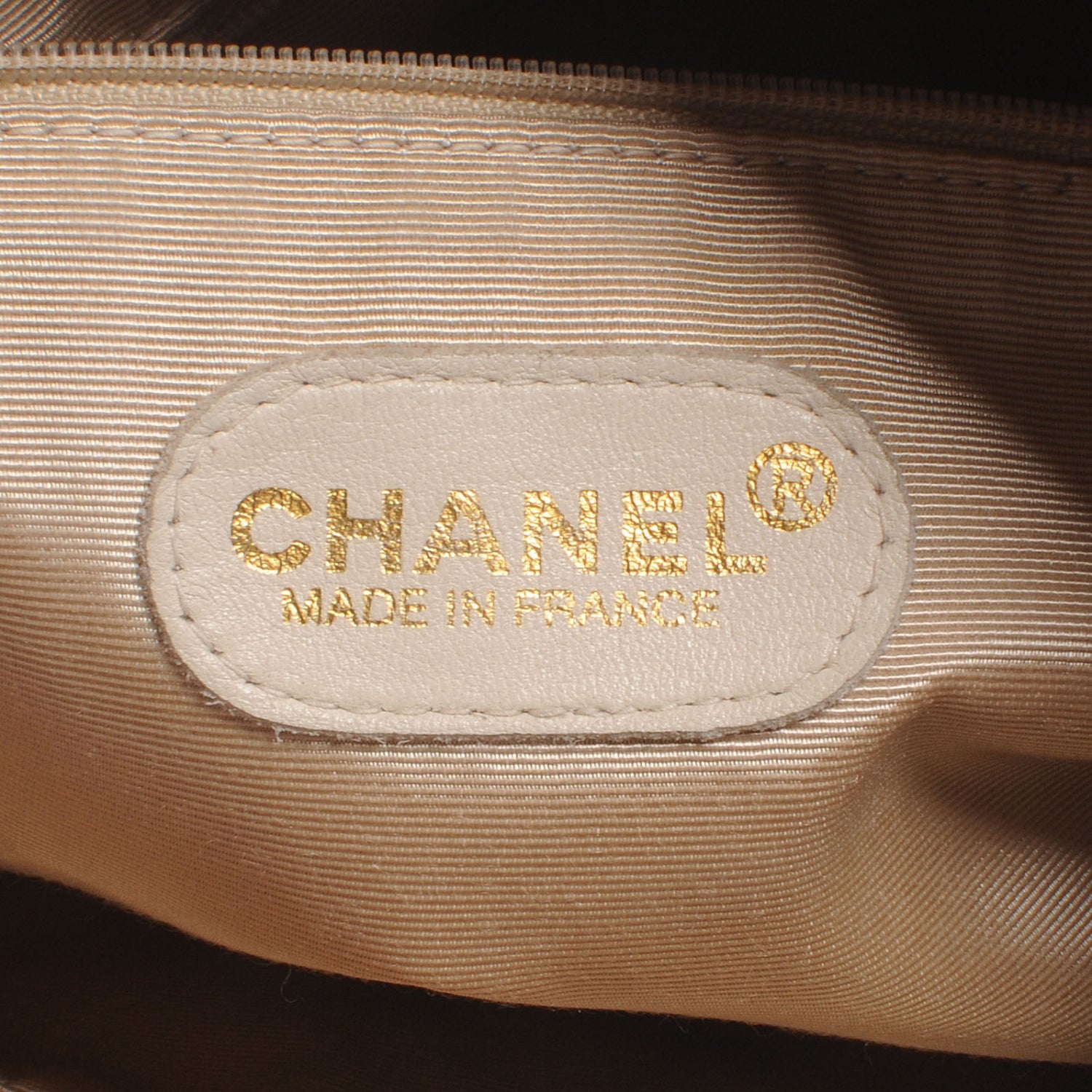 Chanel Calfskin CC Shoulder Bag Dark Beige 6 of 7