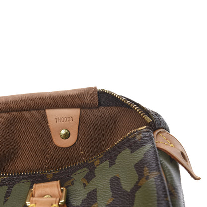 Louis Vuitton Monogram Graffiti Speedy 30 Kaki 8 of 9