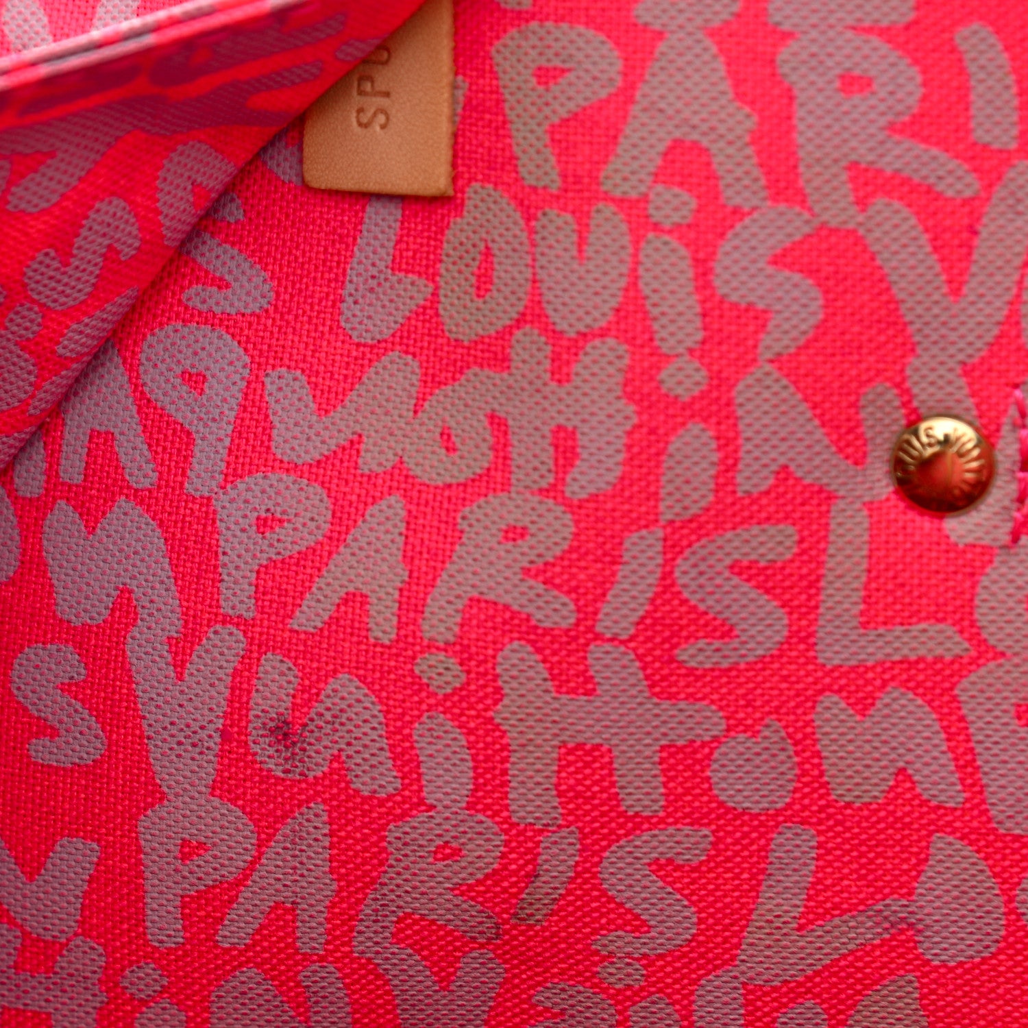 Louis Vuitton Monogram Graffiti Neverfull GM Fuchsia 9 of 12