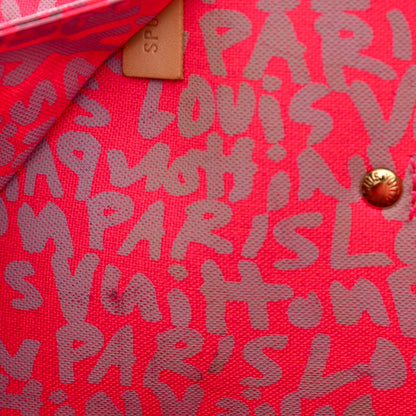 Louis Vuitton Monogram Graffiti Neverfull GM Fuchsia 9 of 12