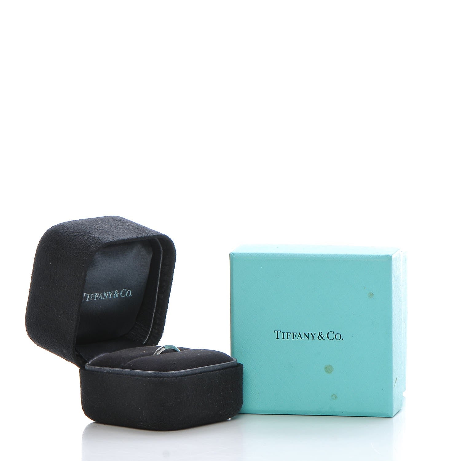 Tiffany Platinum 2mm Knife Edge Band Ring 54 7 4 of 4