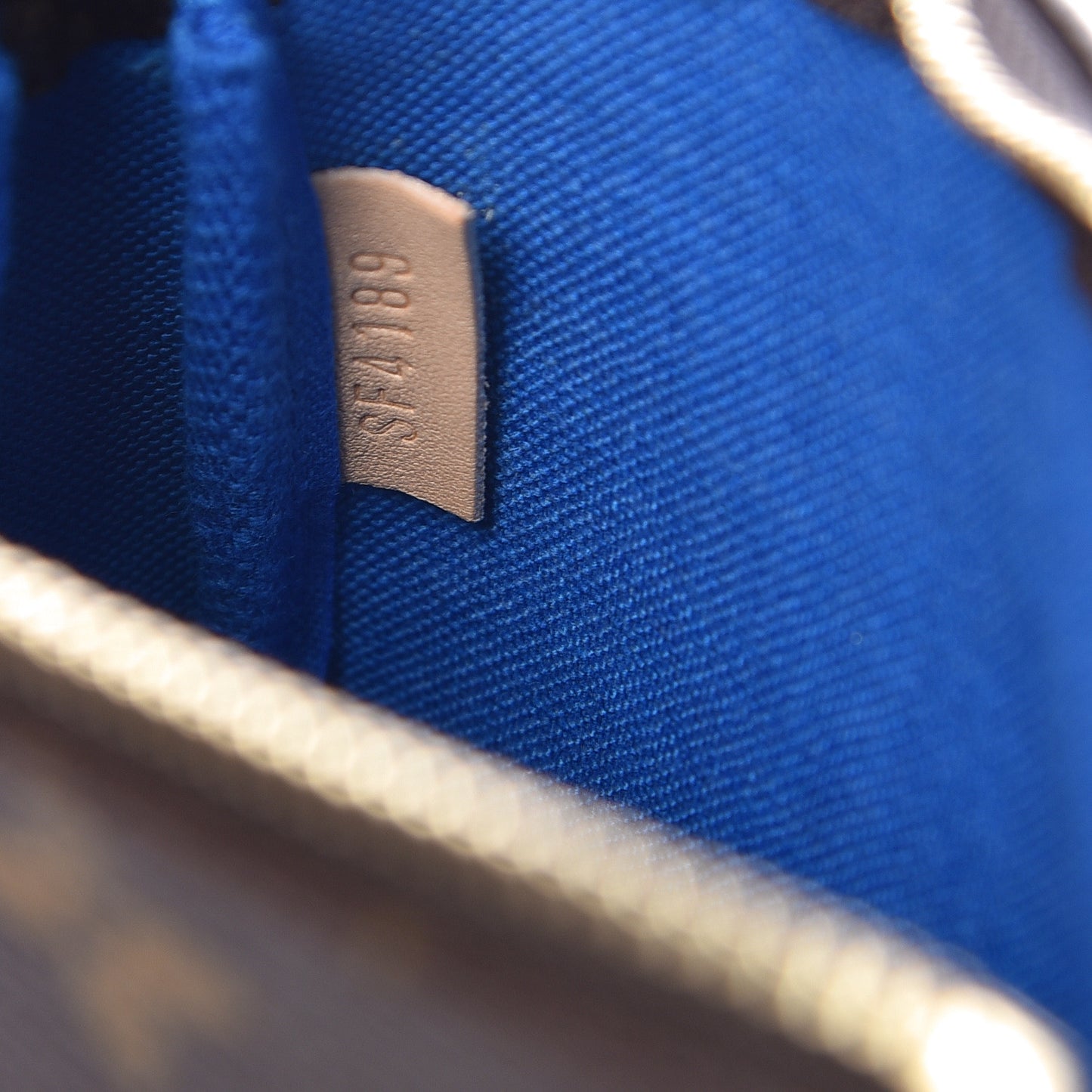 Monogram 2019 Christmas Animation Mini Venice Pochette Accessories Blue