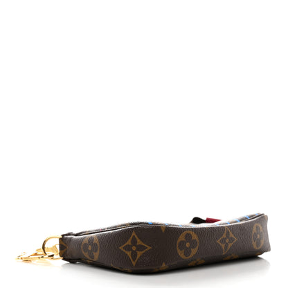 Louis Vuitton Monogram 2020 Christmas Animation Roller Coaster Mini Pochette Accessories Pivoine 4 of 7
