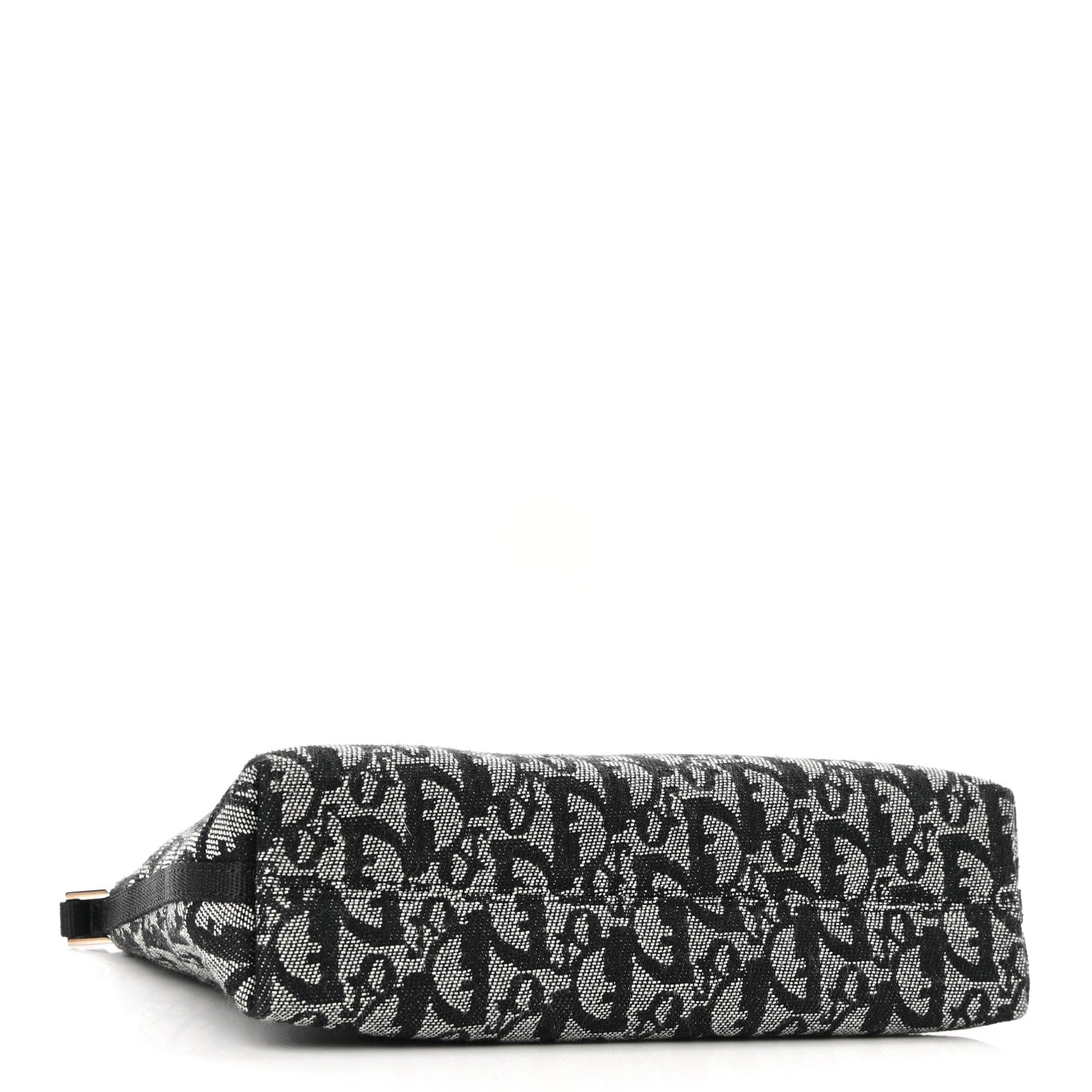Christian Dior Monogram Shoulder Bag Pochette Black 4 of 10