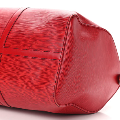Louis Vuitton Epi Keepall 50 Castillan Red 20 of 20