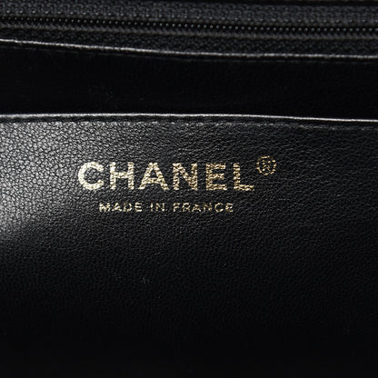 Chanel Caviar Quilted Jumbo Single Flap Black 6 of 16
