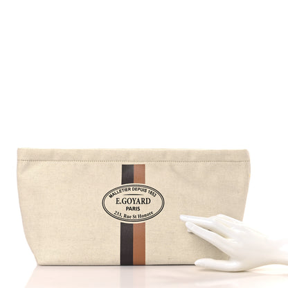 Goyard Canvas Necessaire Organizer Pouch Off White 2 of 8