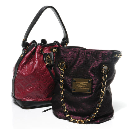 Louis Vuitton Monogram Double Jeu Neo Noe Cranberry 5 of 9