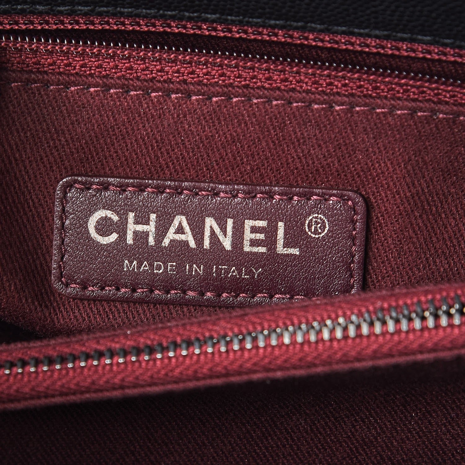 Chanel Caviar Quilted Medium Coco Handle Flap Black 6 of 8