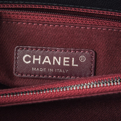 Chanel Caviar Quilted Medium Coco Handle Flap Black 6 of 8