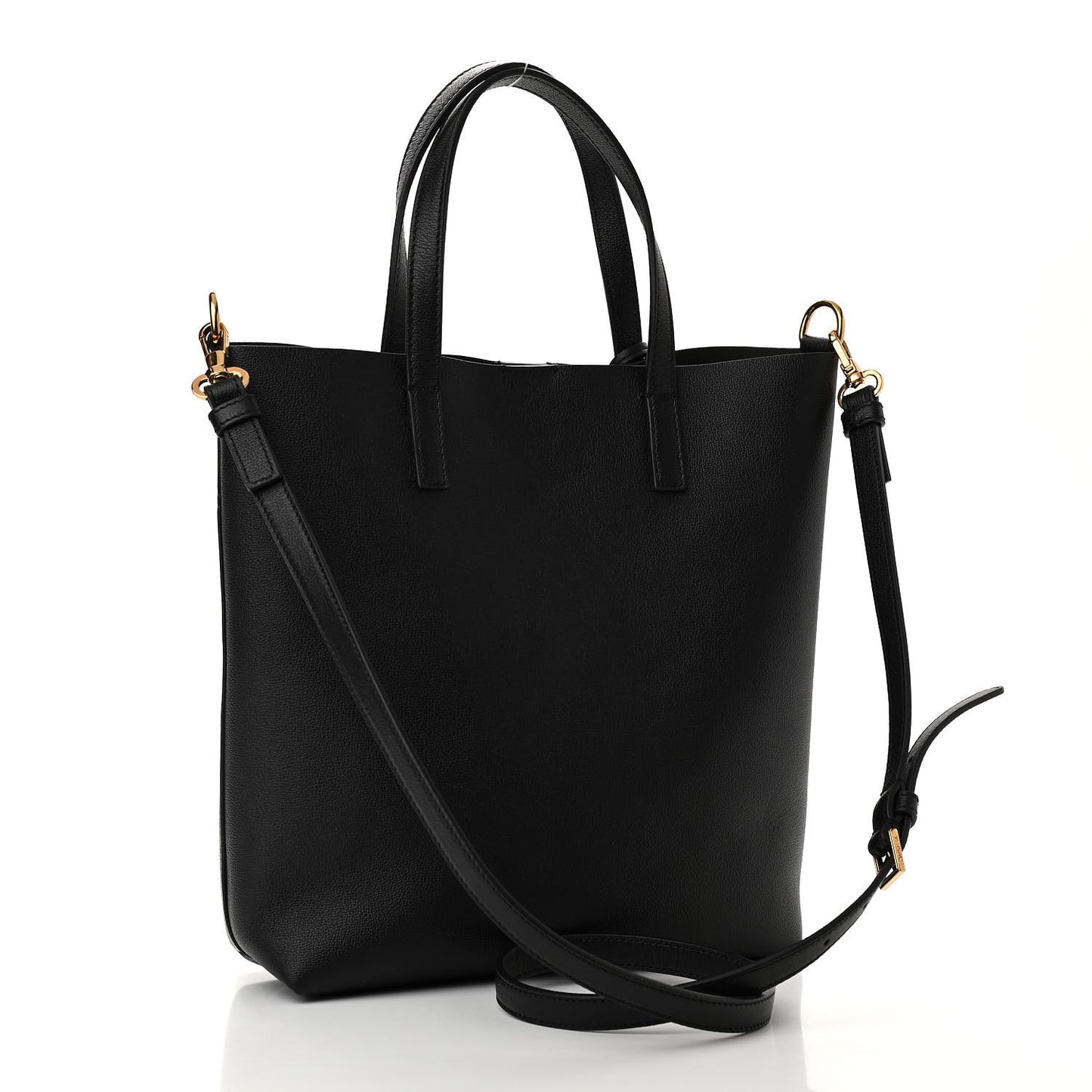 Calfskin Virtus Tote Bag Black