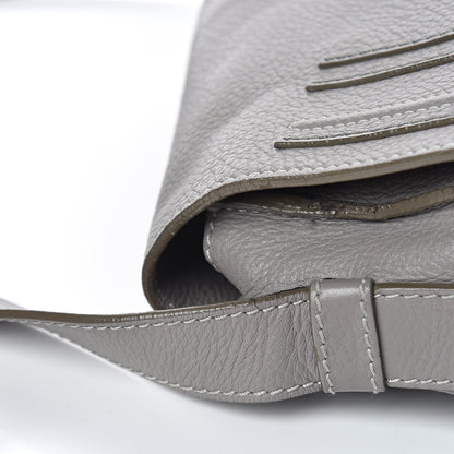 Chloe Calfskin Medium Marcie Round Crossbody Bag Cashmere Grey 13 of 14