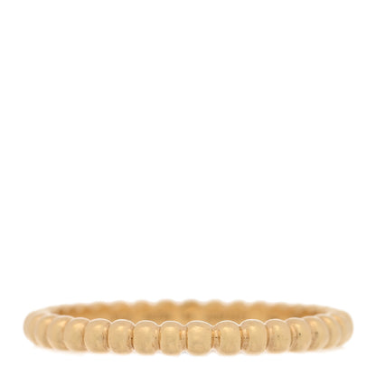 Van Cleef & Arpels 18K Yellow Gold Small Perlee Ring 54 7 1 of 5