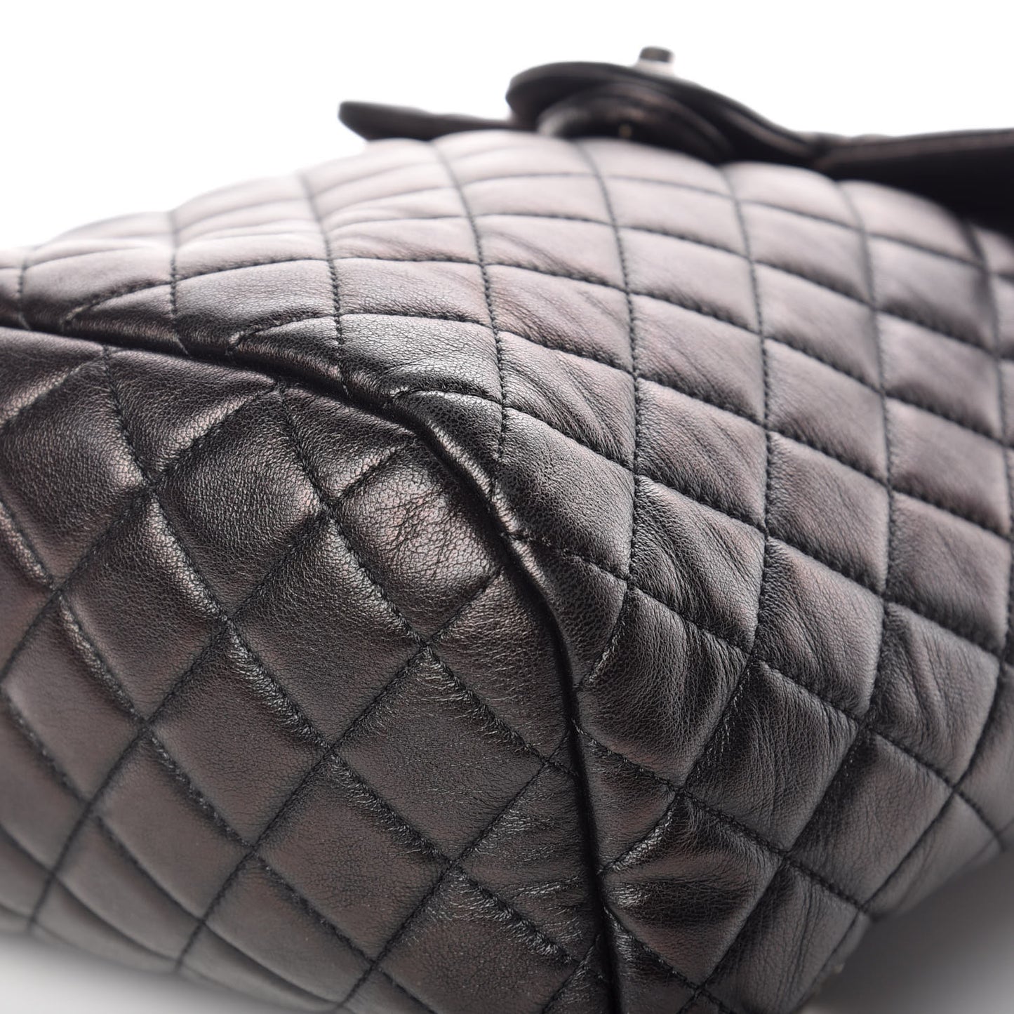 Calfskin Quilted Small Urban Spirit Backpack Black