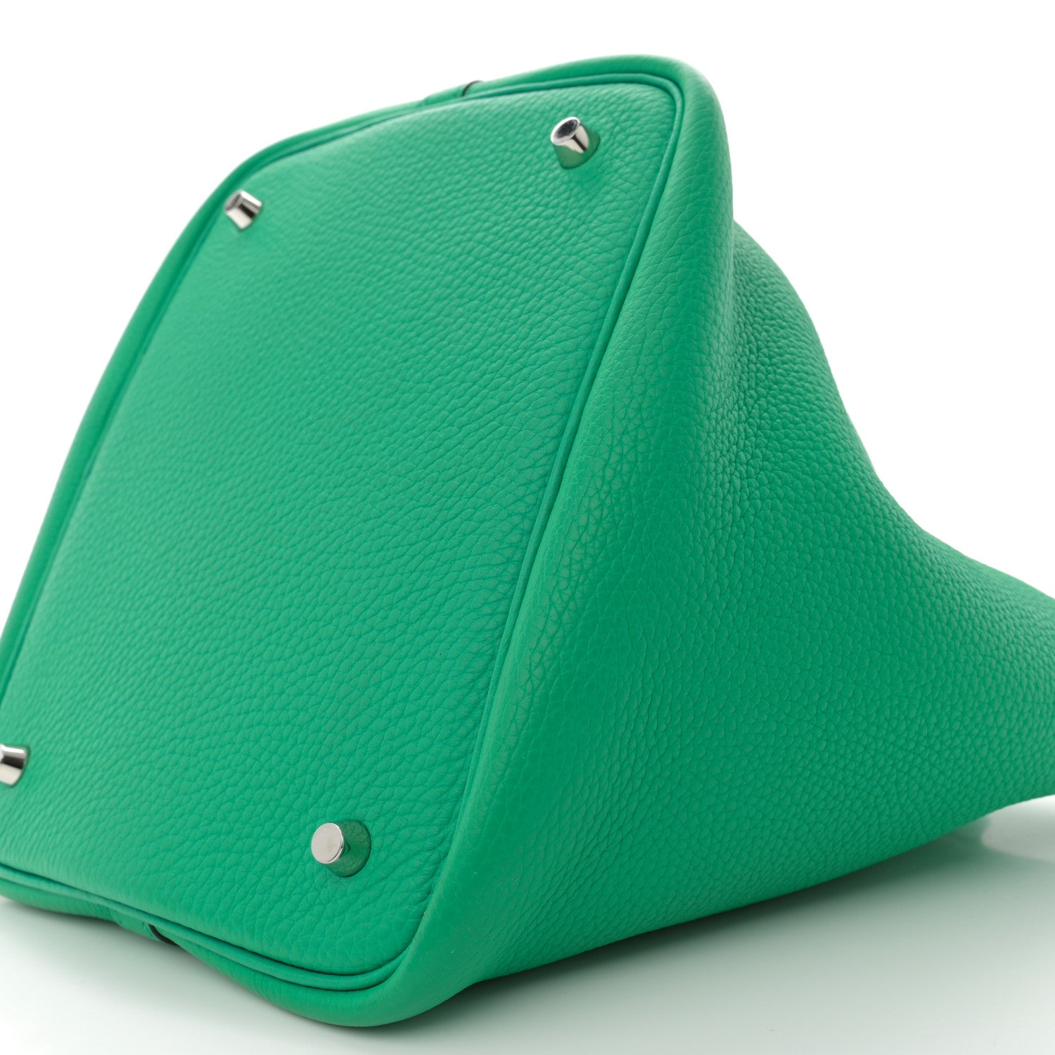 Hermes Taurillon Clemence Swift Eclat Picotin Lock 22 MM Menthe Vert Bosphore 10 of 10