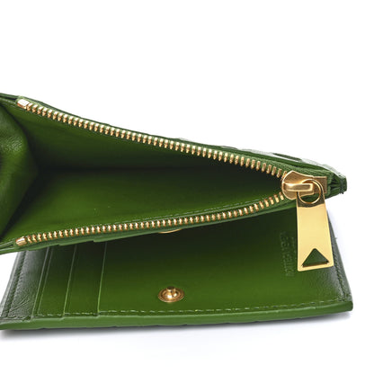 Bottega Veneta Nappa Intrecciato Card Holder Green 5 of 14